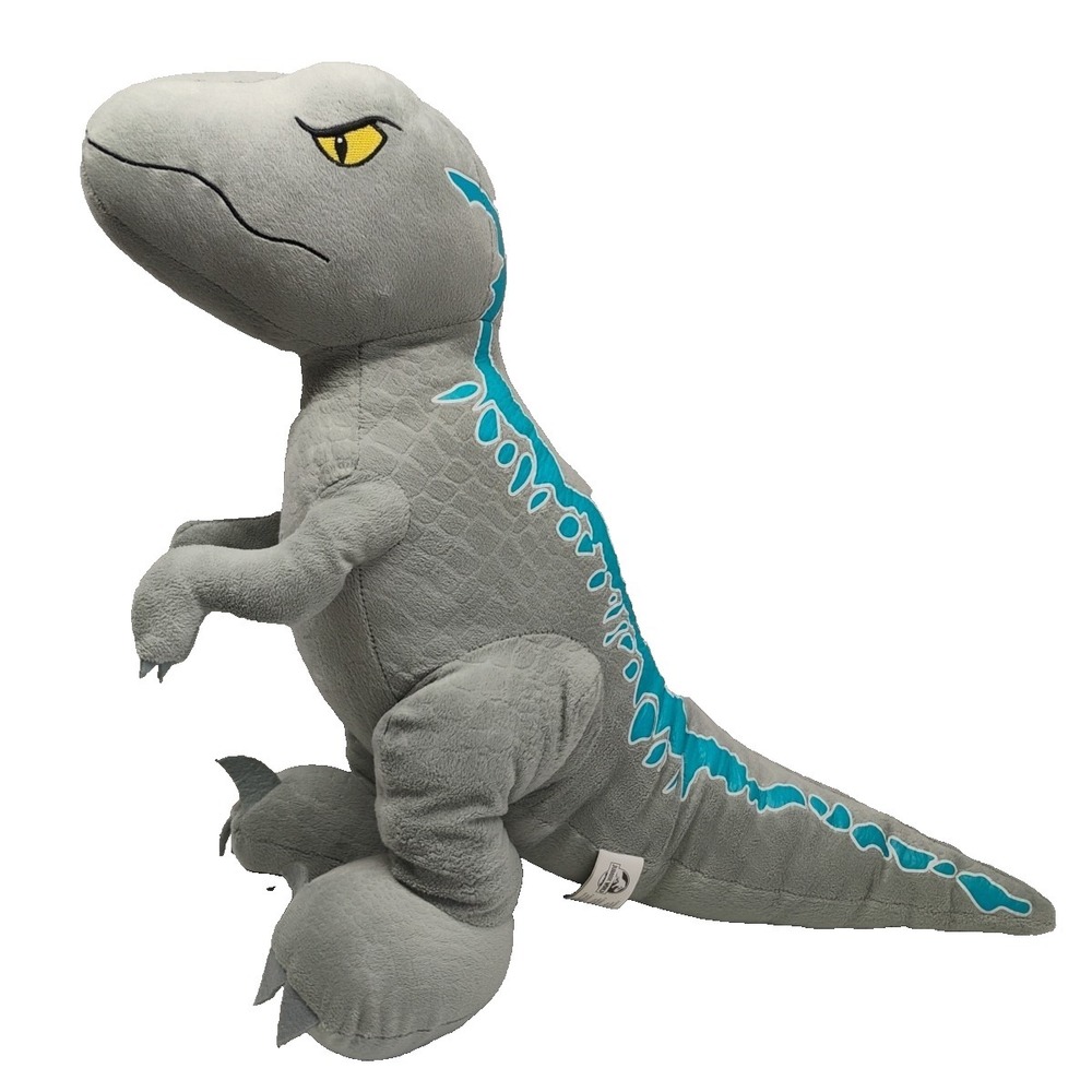 Jurassic World 17" Raptor Blue Plush Velociraptor Jumbo Large RARE